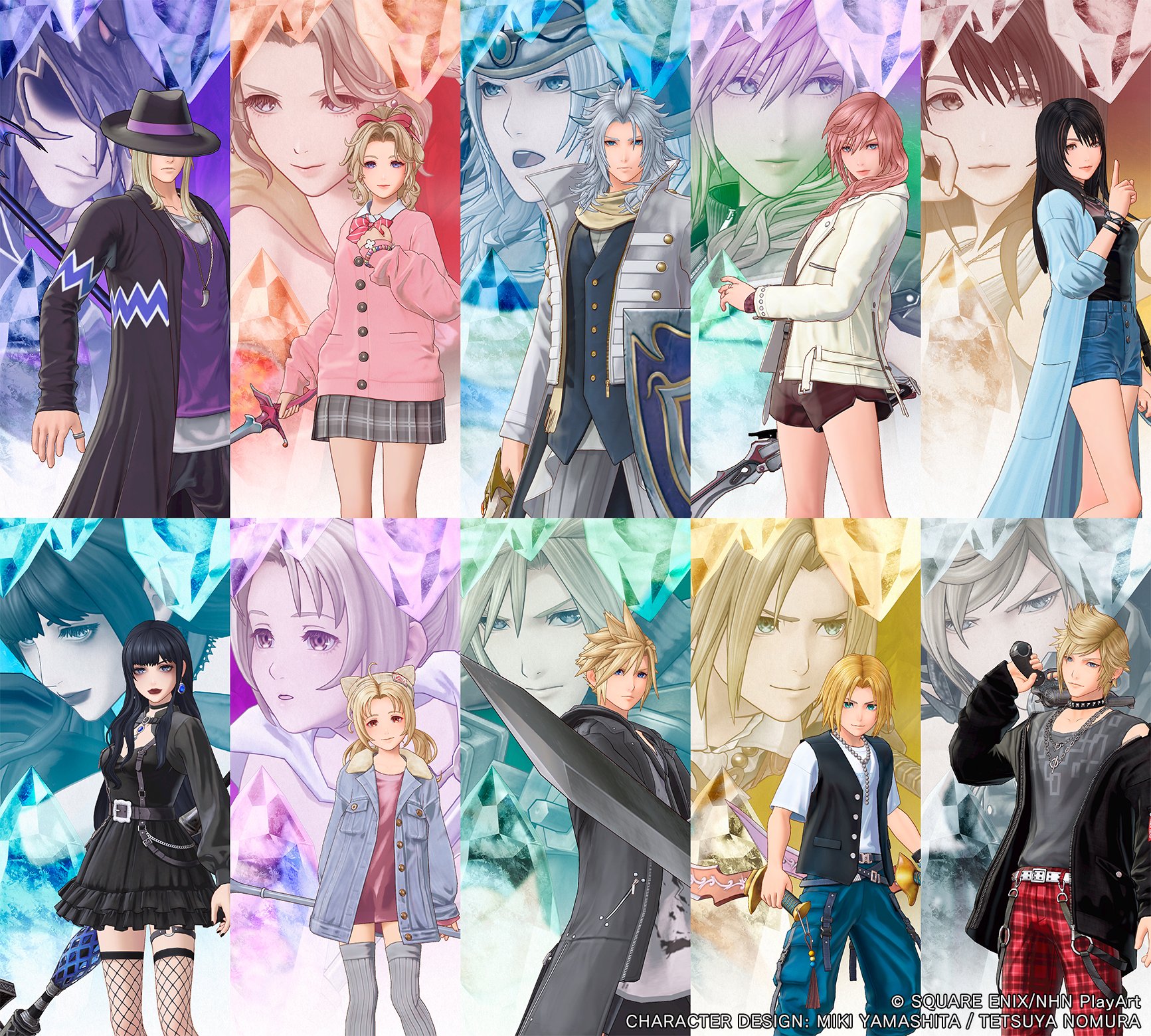 スクエニ×NHN Playartの新作モバイルRPG『DISSIDIA DUELLUM FINAL FANTASY』、3月中にiOS/Androidで配信予定。現代の東京が舞台、3v3ボスバトルシステムを採用